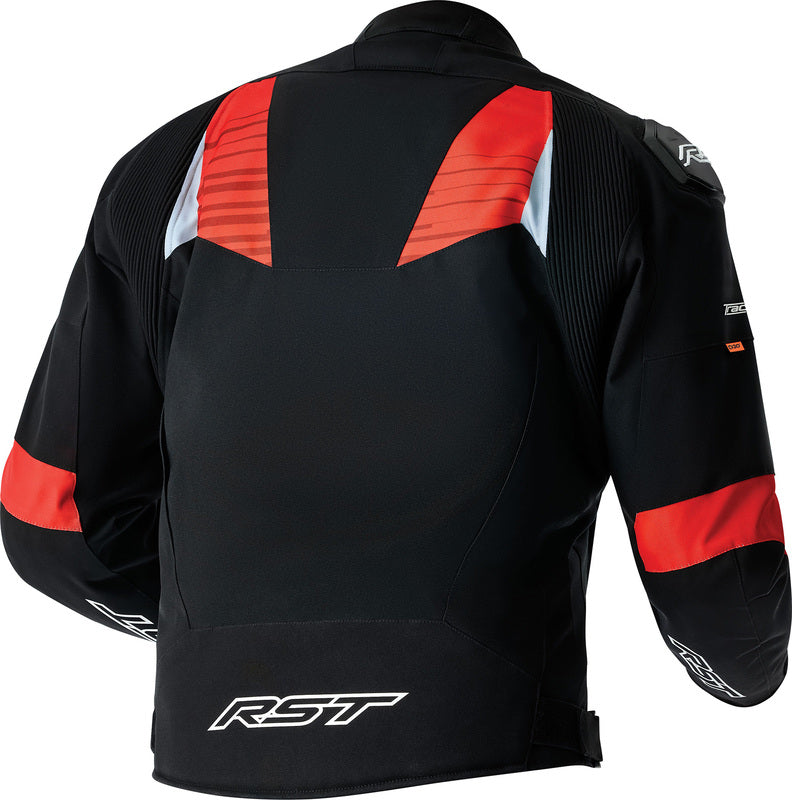 RST Tractech D3O Textile Motorradjacke - Schwarz/Rot