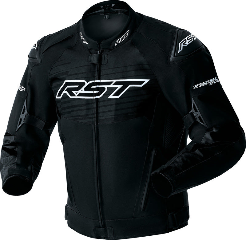 RST Tractech D3O Textile Motorradjacke - Schwarz/Weiß