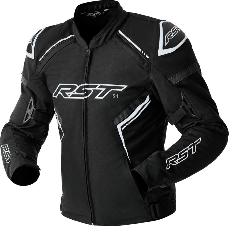 RST S1 D3O Textile Motorradjacke - Schwarz/Weiß