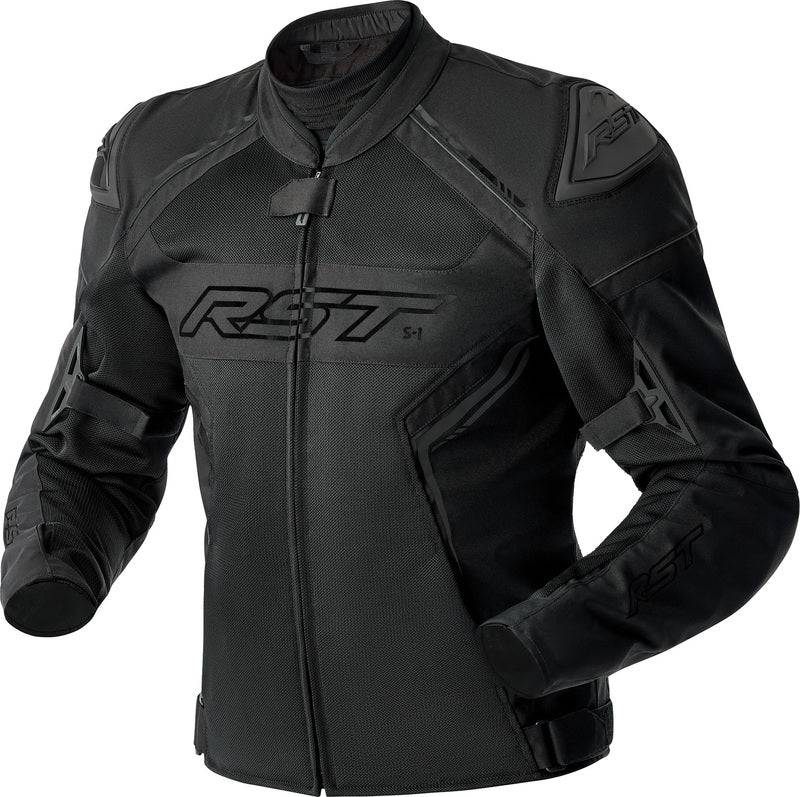 RST S1 Mesh D3O Textile Motorradjacke - Schwarz