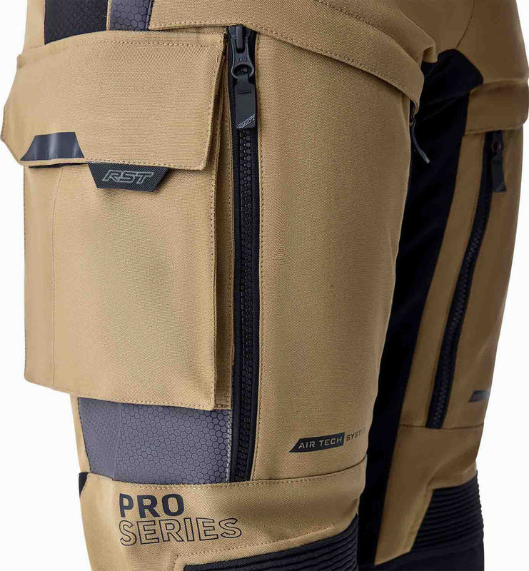 RST Pro Series Adventure D3O Motorradhose - Sand/Schwarz