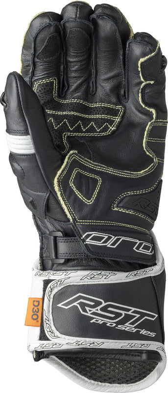 RST Pro Series GP D3O Motorradhandschuhe - Schwarz/Weiß
