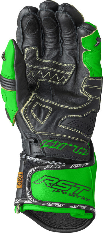 RST Pro Series GP D3O Motorradhandschuhe - Schwarz/Flo Grün