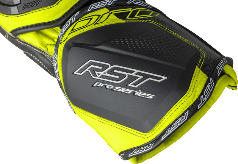 RST Pro Series GP D3O Motorradhandschuhe - Schwarz/Flo Gelb