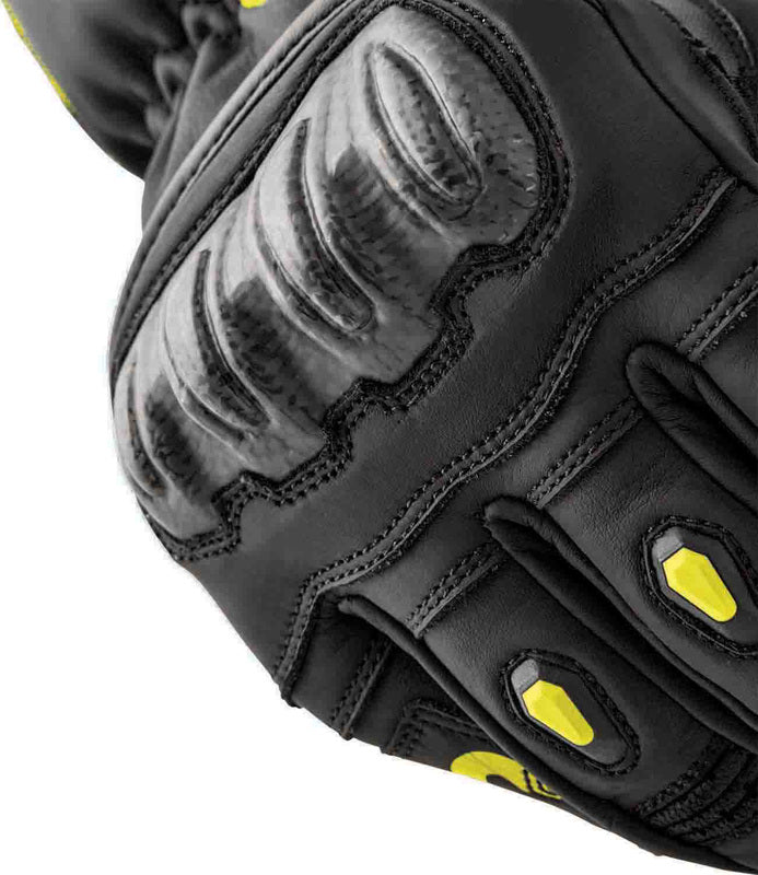 RST S1 Motorradhandschuhe - Schwarz/Flo Gelb