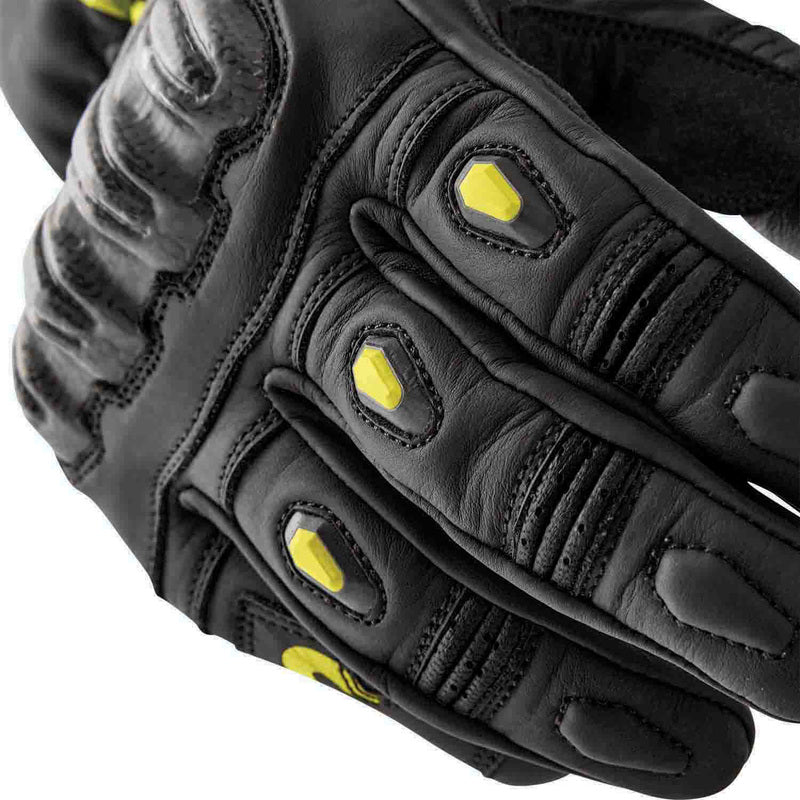 RST S1 Motorradhandschuhe - Schwarz/Flo Gelb
