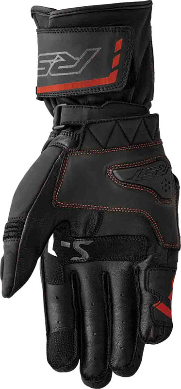 RST S1 Motorradhandschuhe - Schwarz/Flo Rot
