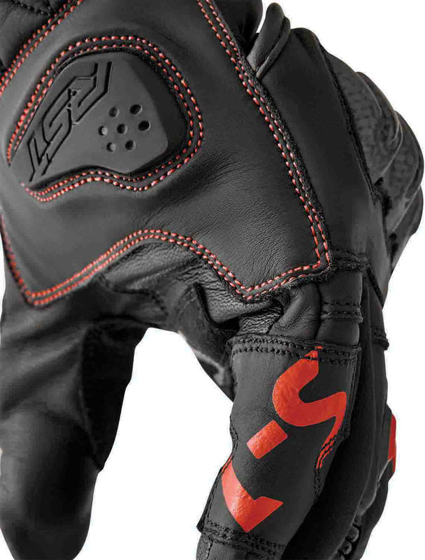 RST S1 Motorradhandschuhe - Schwarz/Flo Rot