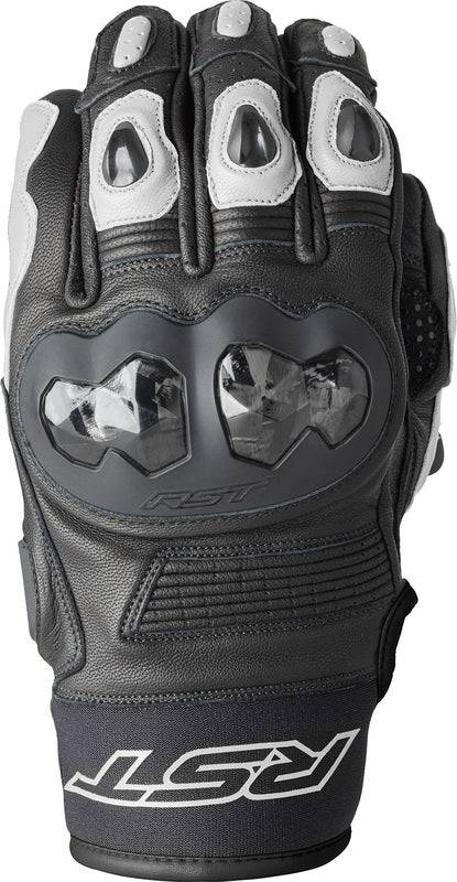 RST Freestyle 3 D3O Motorradhandschuhe - Schwarz/Weiß