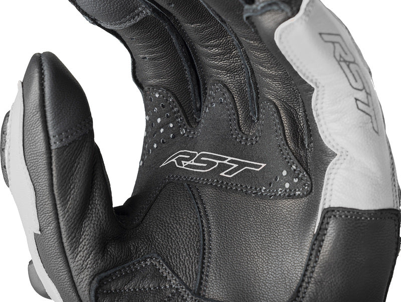 RST Freestyle 3 D3O Motorradhandschuhe - Schwarz/Weiß