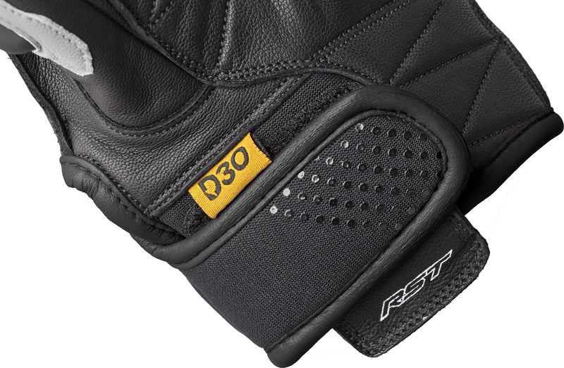 RST Freestyle 3 D3O Motorradhandschuhe - Schwarz/Weiß