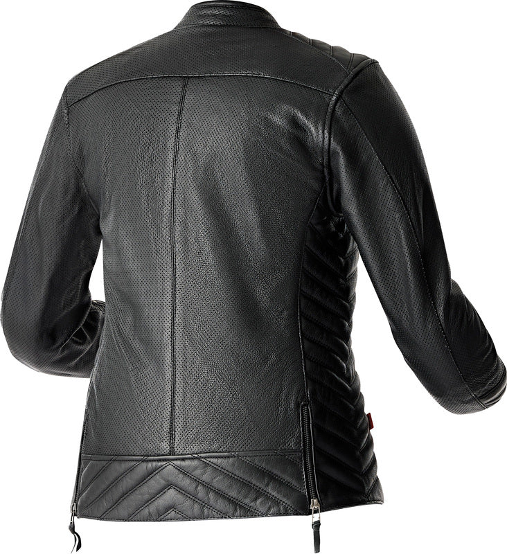 RST Roadster Air D3O Leder Damen Motorradjacke - Schwarz