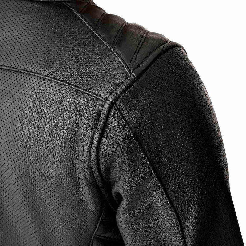 RST Roadster Air D3O Leder Damen Motorradjacke - Schwarz