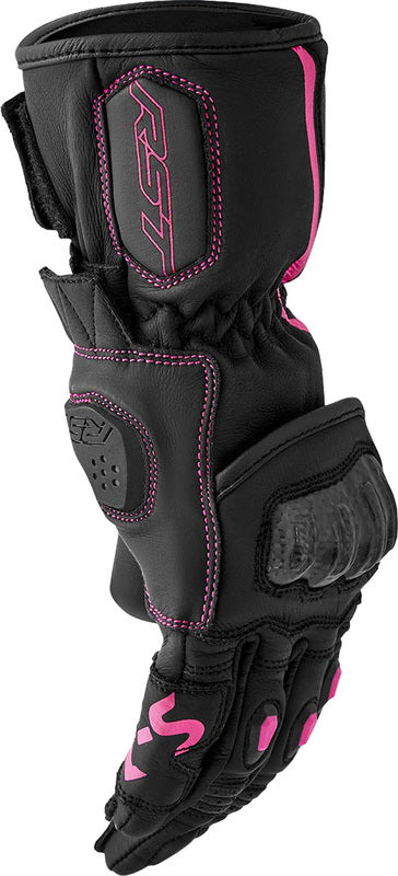 RST S1 Damen Motorradhandschuhe - Schwarz/Rosa