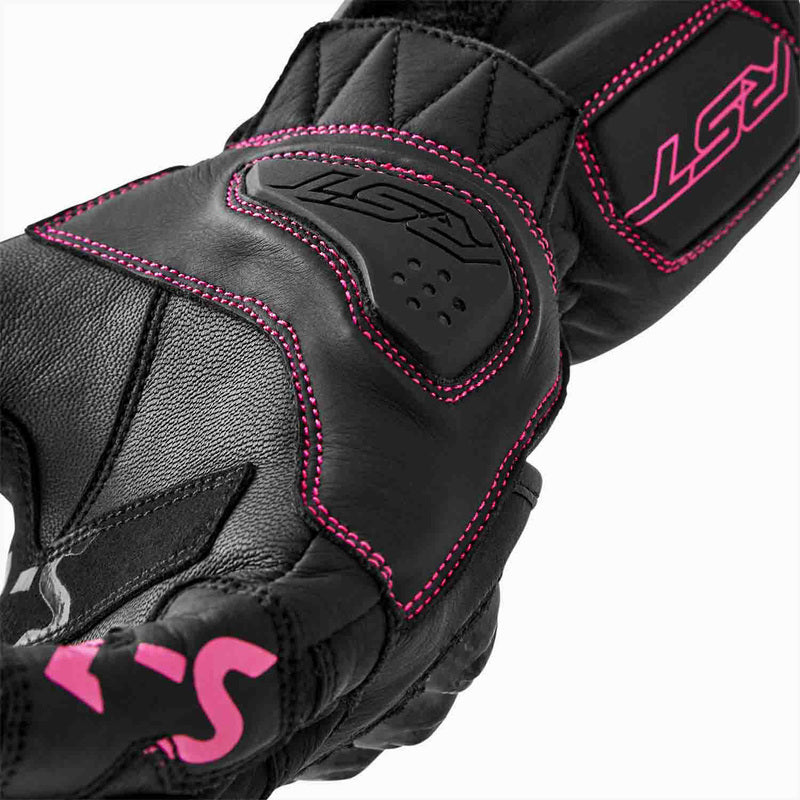 RST S1 Damen Motorradhandschuhe - Schwarz/Rosa