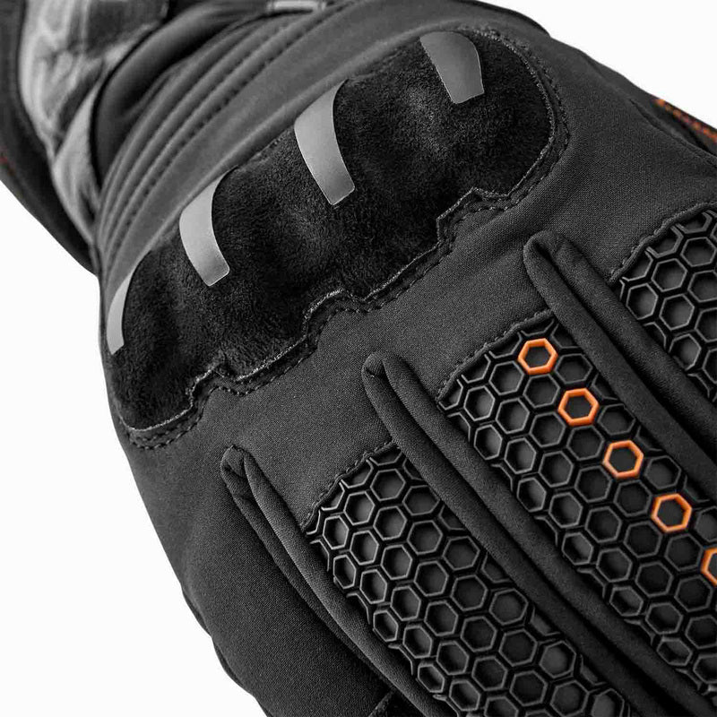 Schwarze Damen Motorradhandschuhe RST Pro Series Artic D3O mit Wassersicht, robuste Handschuhe für den Motorradsport