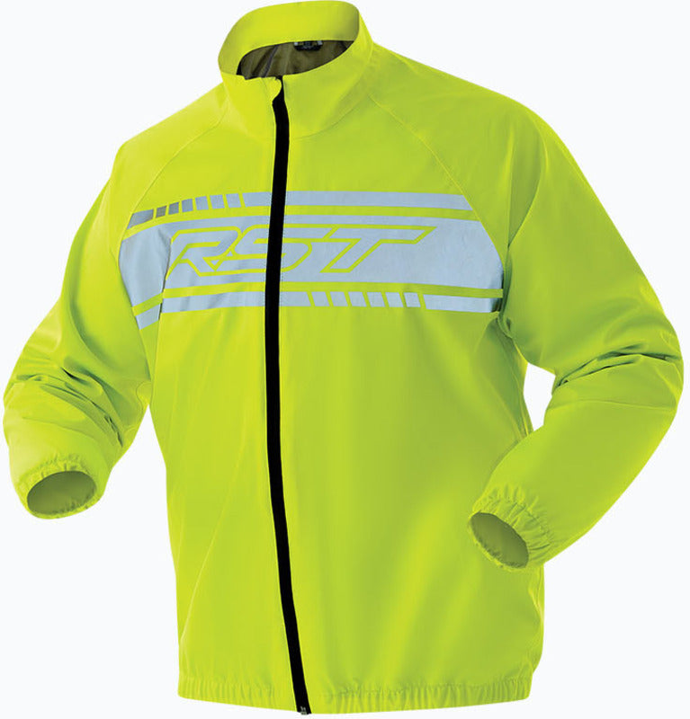 RST Flo-Rider Wasserdichte Reflektierende Regen-Motorradjacke Flo Gelb