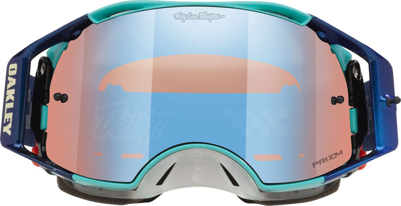 OAKLEY Airbrake MX Brille - TLD Blau Glas Prizm Sapphire