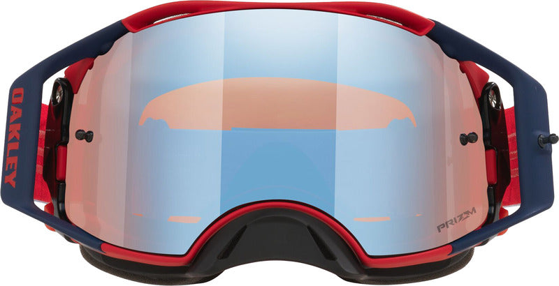 OAKLEY Airbrake MX Brille - Renault Matte weiß Glas Prizm Sapphire