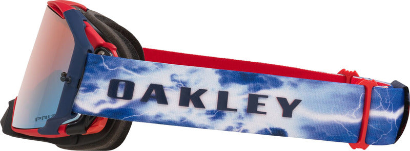 OAKLEY Airbrake MX Brille - Renault Matte weiß Glas Prizm Sapphire