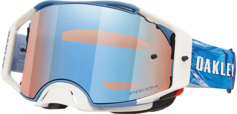 OAKLEY Airbrake MX Brille - Sexton Matte weiß Glas Prizm Sapphire