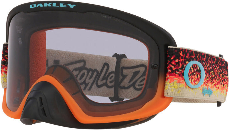 OAKLEY O-Frame 2.0 Pro MX Brille - Schwarz/orange hellgrau Glas
