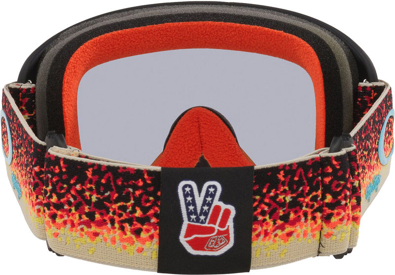 OAKLEY O-Frame 2.0 Pro MX Brille - Schwarz/orange hellgrau Glas