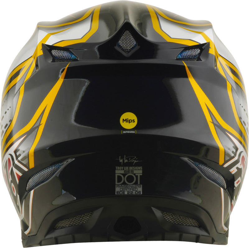 Troy Lee Designs Se5 Composite Mips Motocrosshelm Wings Schwarz