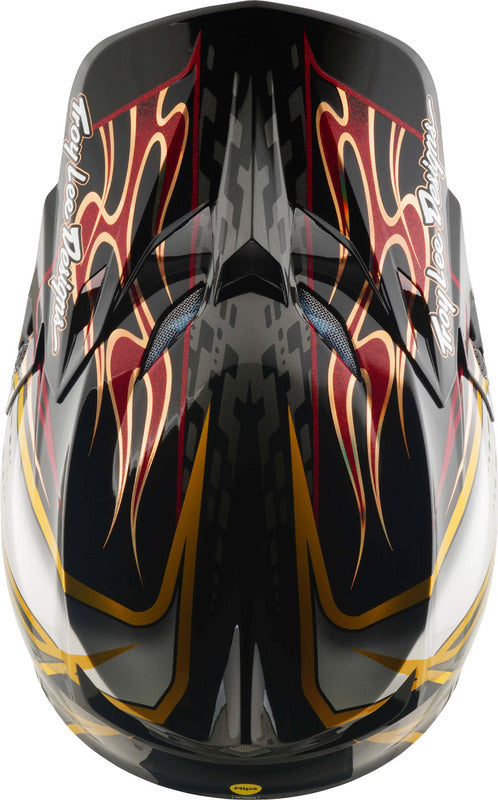 Troy Lee Designs Se5 Composite Mips Motocrosshelm Wings Schwarz
