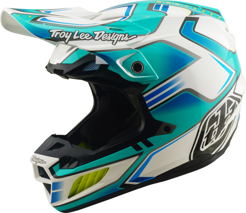 Troy Lee Designs Se5 Composite Mips Motocrosshelm Crest Real Petrol