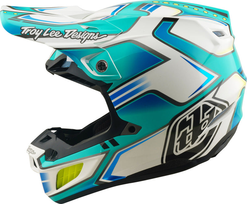 Troy Lee Designs Se5 Composite Mips Motocrosshelm Crest Real Petrol