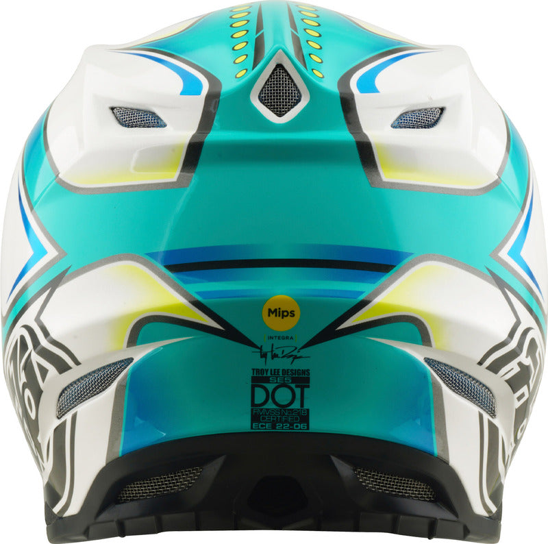 Troy Lee Designs Se5 Composite Mips Motocrosshelm Crest Real Petrol