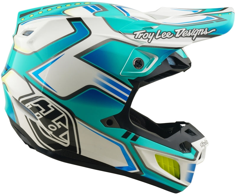 Troy Lee Designs Se5 Composite Mips Motocrosshelm Crest Real Petrol