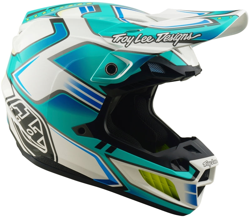 Troy Lee Designs Se5 Composite Mips Motocrosshelm Crest Real Petrol