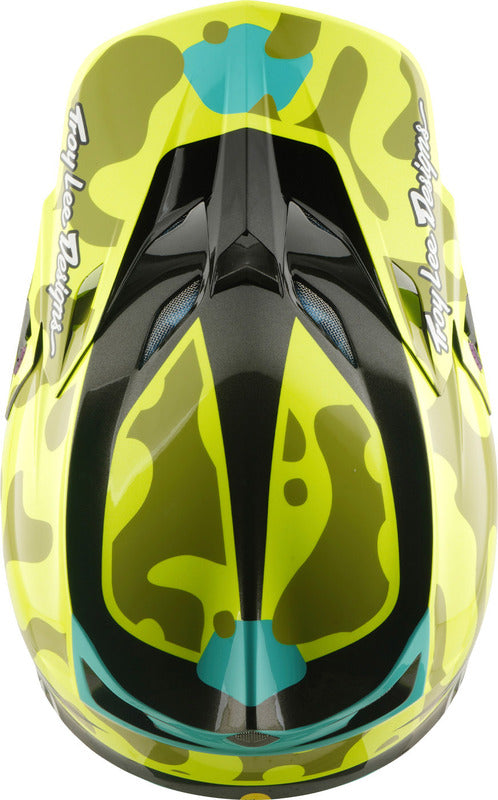 Troy Lee Designs Se5 Composite Mips Motocrosshelm Myth Flo Gelb