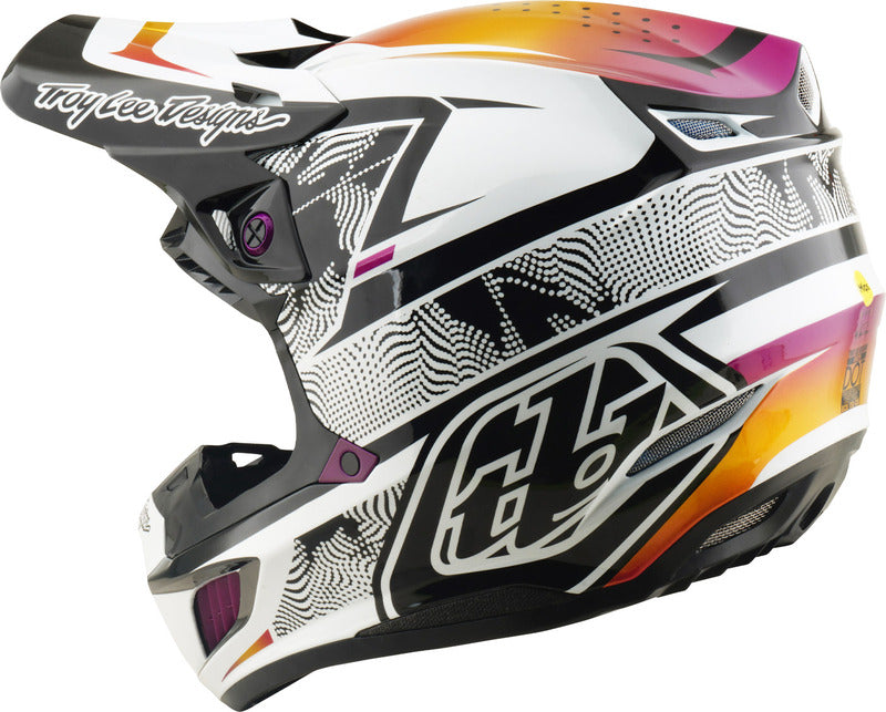 Troy Lee Designs Se5 Composite Mips Motocrosshelm Lined Up Schwarz