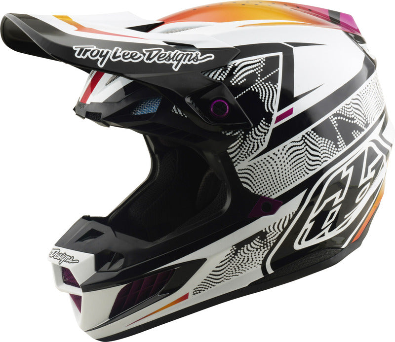 Troy Lee Designs Se5 Composite Mips Motocrosshelm Lined Up Schwarz