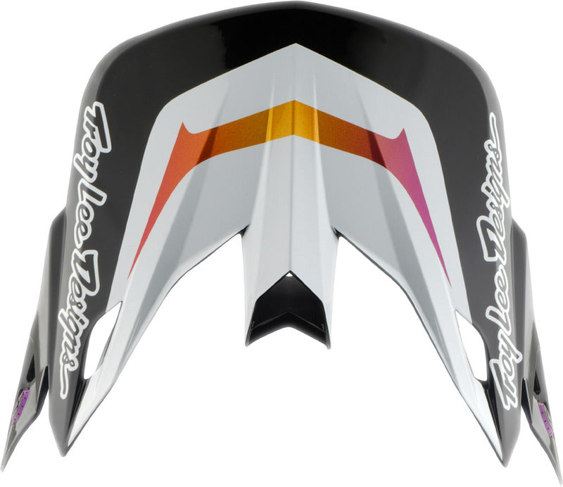 Troy Lee Designs Se5 Composite Motocrosshelmschirm Lined Up Schwarz