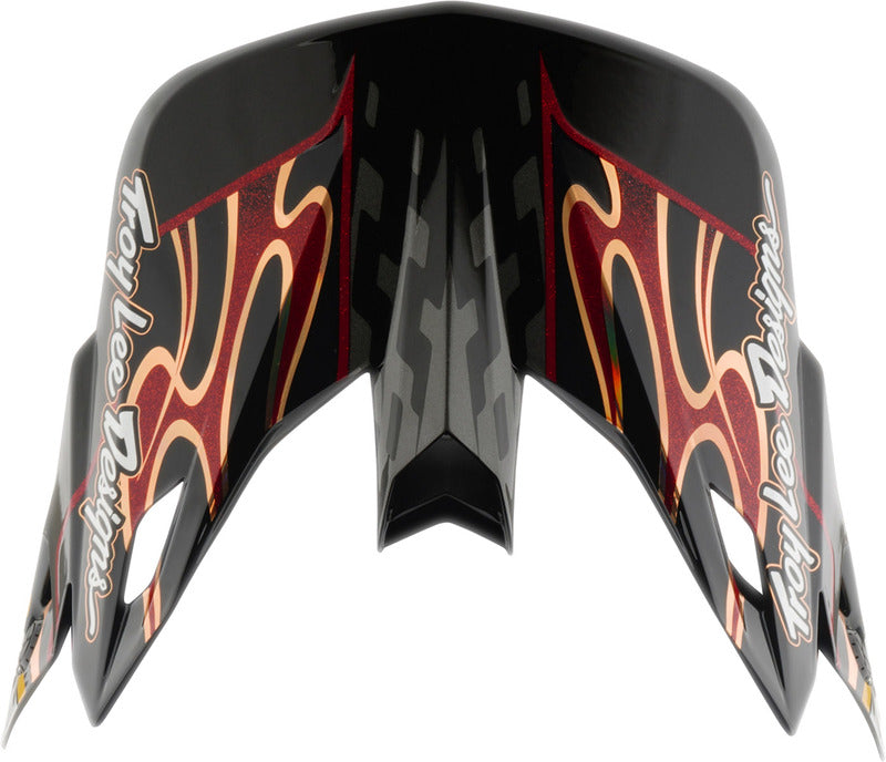 Troy Lee Designs Se5 Composite Motocrosshelmschirm Wings Schwarz