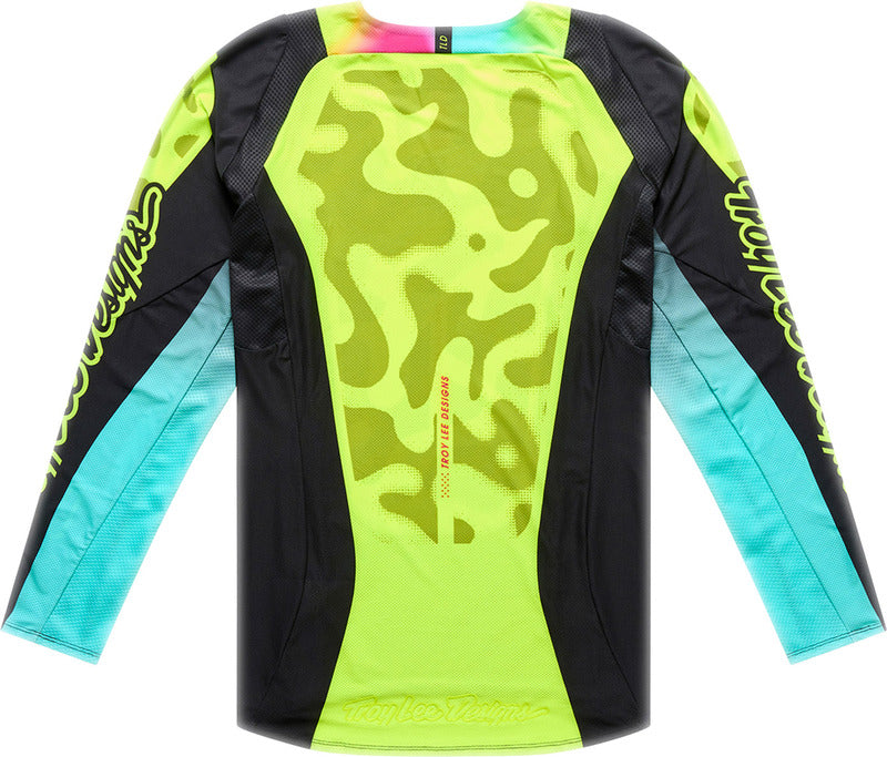 Troy Lee Designs Se Pro Jersey Myth Schwarz/Flo Gelb