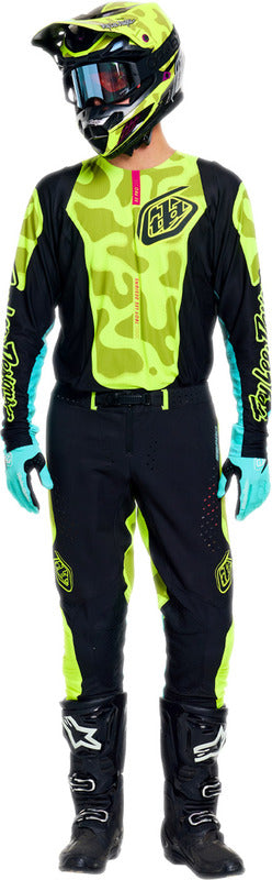 Troy Lee Designs Se Pro Jersey Myth Schwarz/Flo Gelb