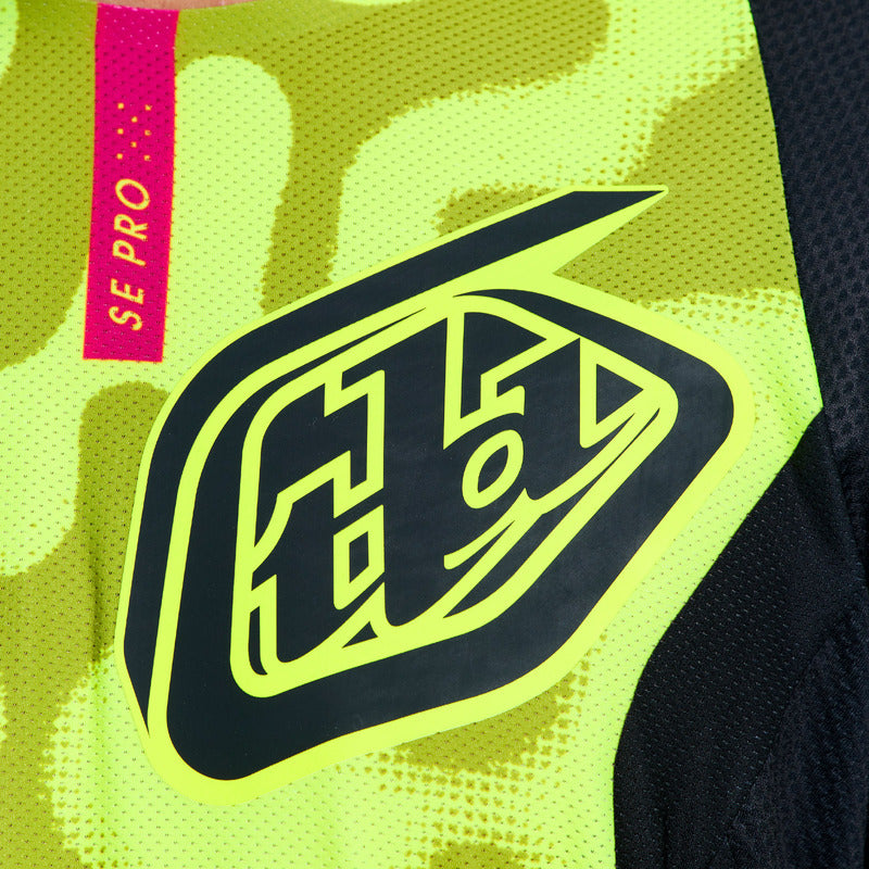 Troy Lee Designs Se Pro Jersey Myth Schwarz/Flo Gelb