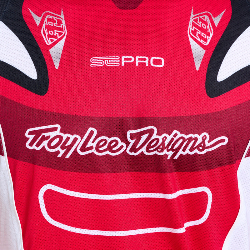 Troy Lee Designs Se Pro Jersey Salvo Rot/Weiß