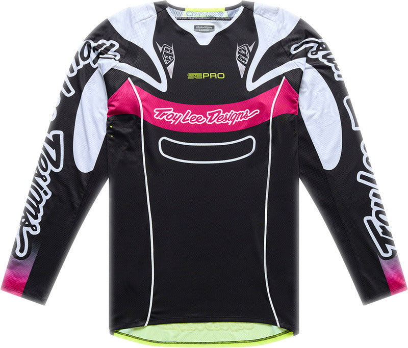 Troy Lee Designs Se Pro Jersey Salvo Schwarz/Weiß