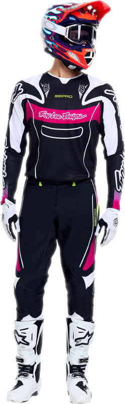 Troy Lee Designs Se Pro Jersey Salvo Schwarz/Weiß