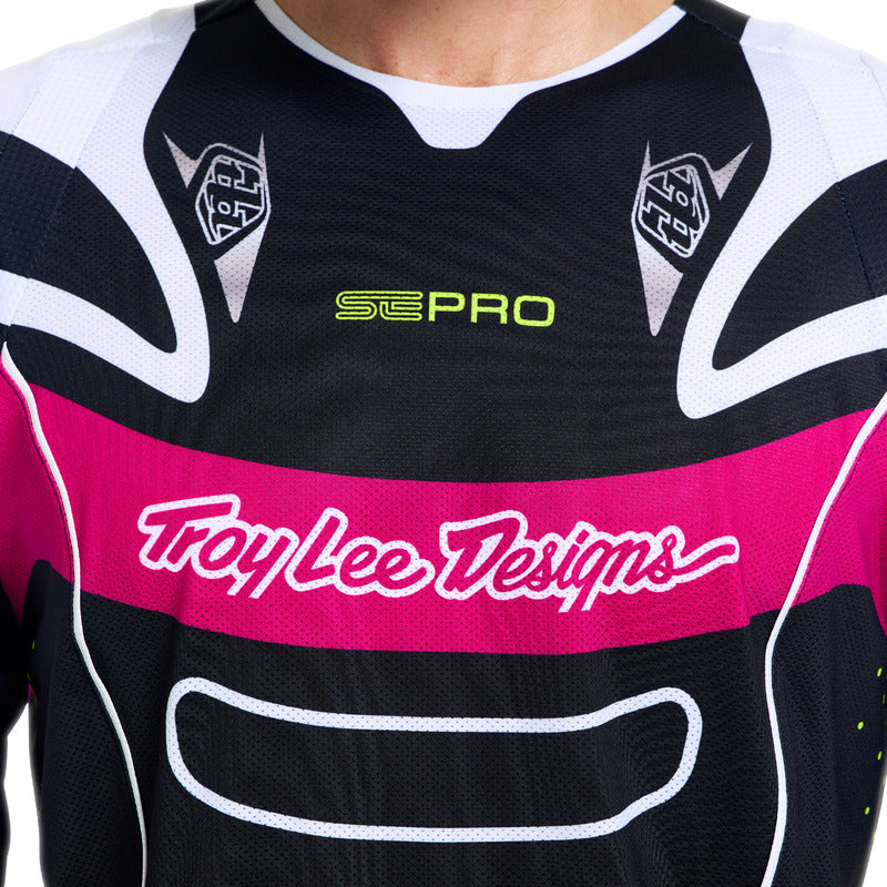 Troy Lee Designs Se Pro Jersey Salvo Schwarz/Weiß