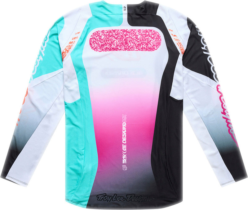 Troy Lee Designs Se Pro Jersey Sever Weiß/Petrol