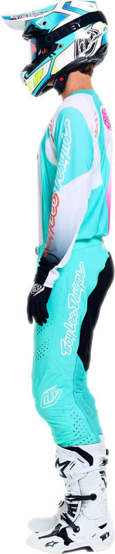Troy Lee Designs Se Pro Jersey Sever Weiß/Petrol