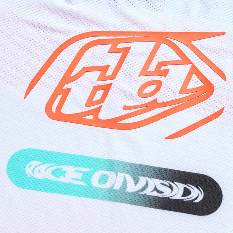 Troy Lee Designs Se Pro Jersey Sever Weiß/Petrol