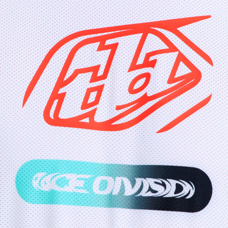 Troy Lee Designs Se Pro Jersey Sever Weiß/Petrol
